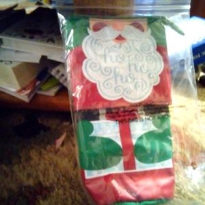 Peek a boo Santa pouch  put stuff in